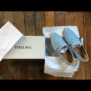 Thelma Loafers - Powder Blue - size 36.5 - new